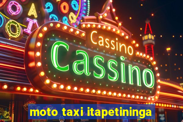 moto taxi itapetininga